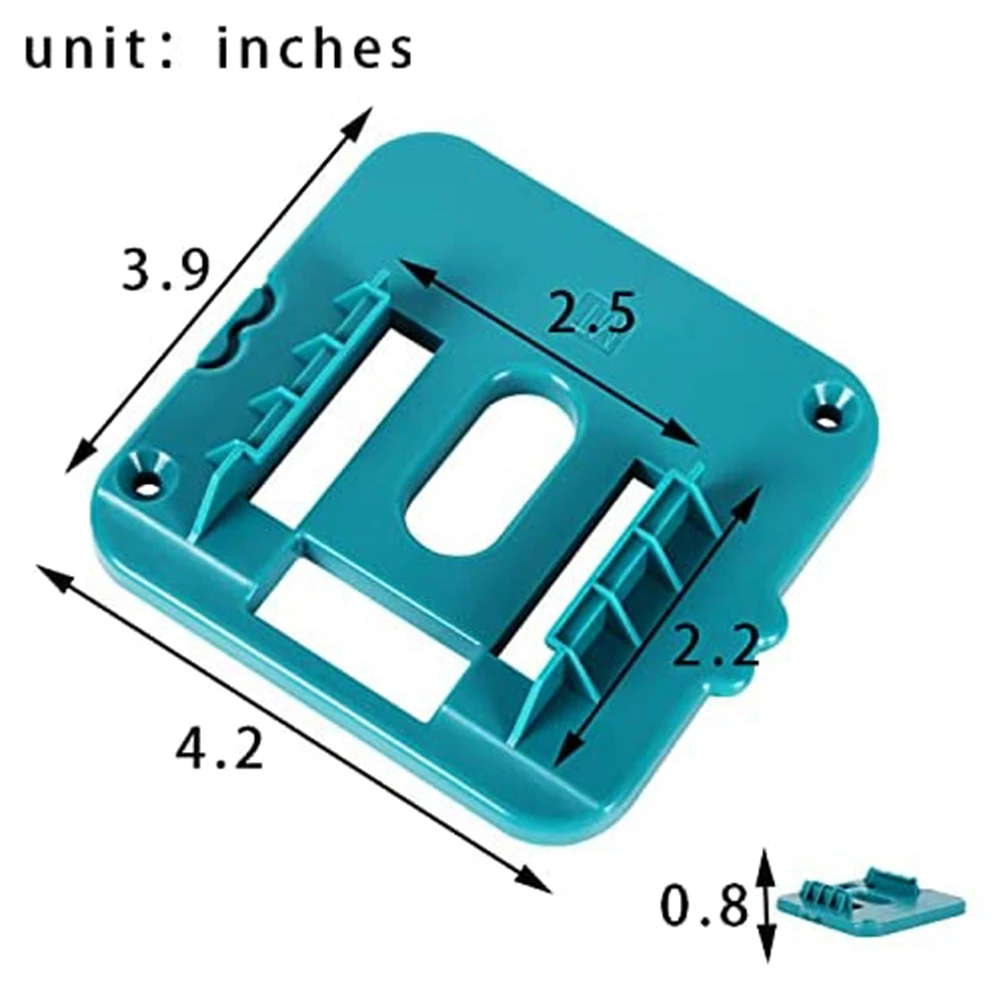 Paquete de 5 soportes de batería para Makita, soporte de base de batería de 18V apto para batería BL1860 BL1850 BL1840 BL1830