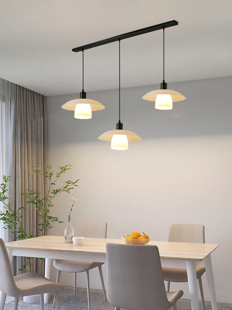 Imagem -03 - Nordic Led Pendant Lamp Dimmable com Lâmpada Remota Branco Cores Uso para Quarto Foyer Cozinha Sala de Jantar Decoração E27