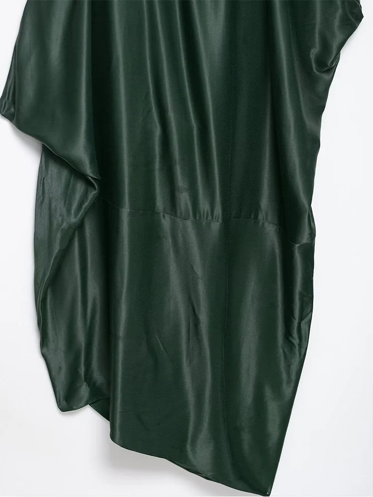 Asymmetric Dress Women 2025 Summer Women's Satin Halter Dresses Sleeveless Backless Long Dresses Sexy Evening Party Dresses