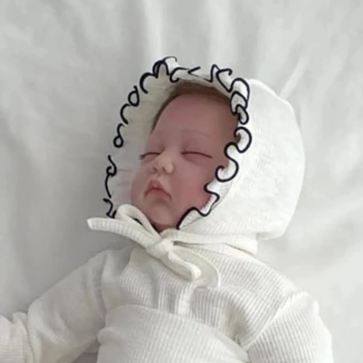 2026 ربيع جديد طفل طويل الأكمام القطن ملابس المنزل مجموعة الرضع فتاة الصلبة قمصان + طماق + قبعة 3 قطعة دعوى طفل وتتسابق #3