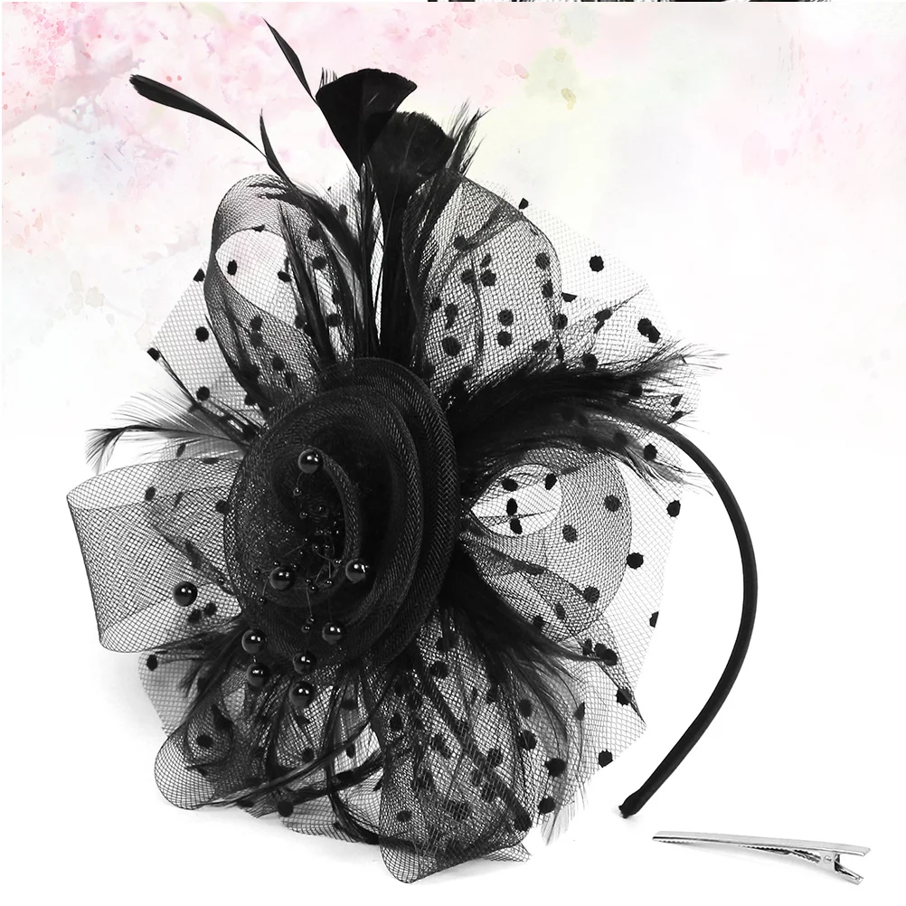 

Halloween The Flowers Women's Miss Flapper Headpiece Hairbands Fascinators Hats for Tea Party Headdress Performance