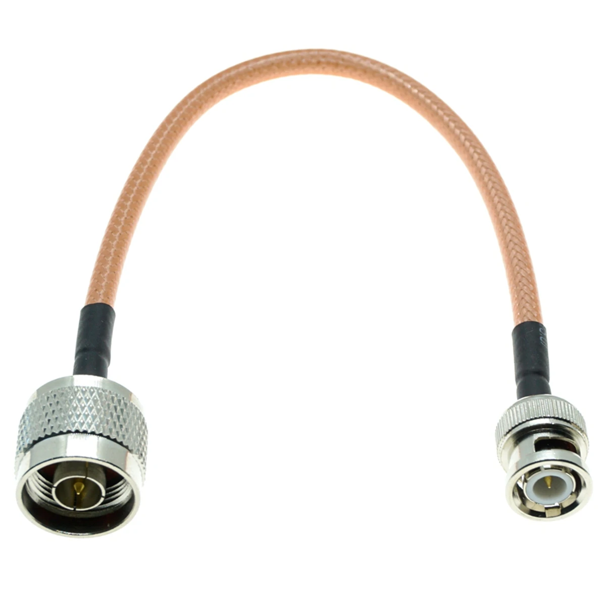 RG142 Double cable BNC MALE to N MALE plug Jumper RF Coaxial Extension