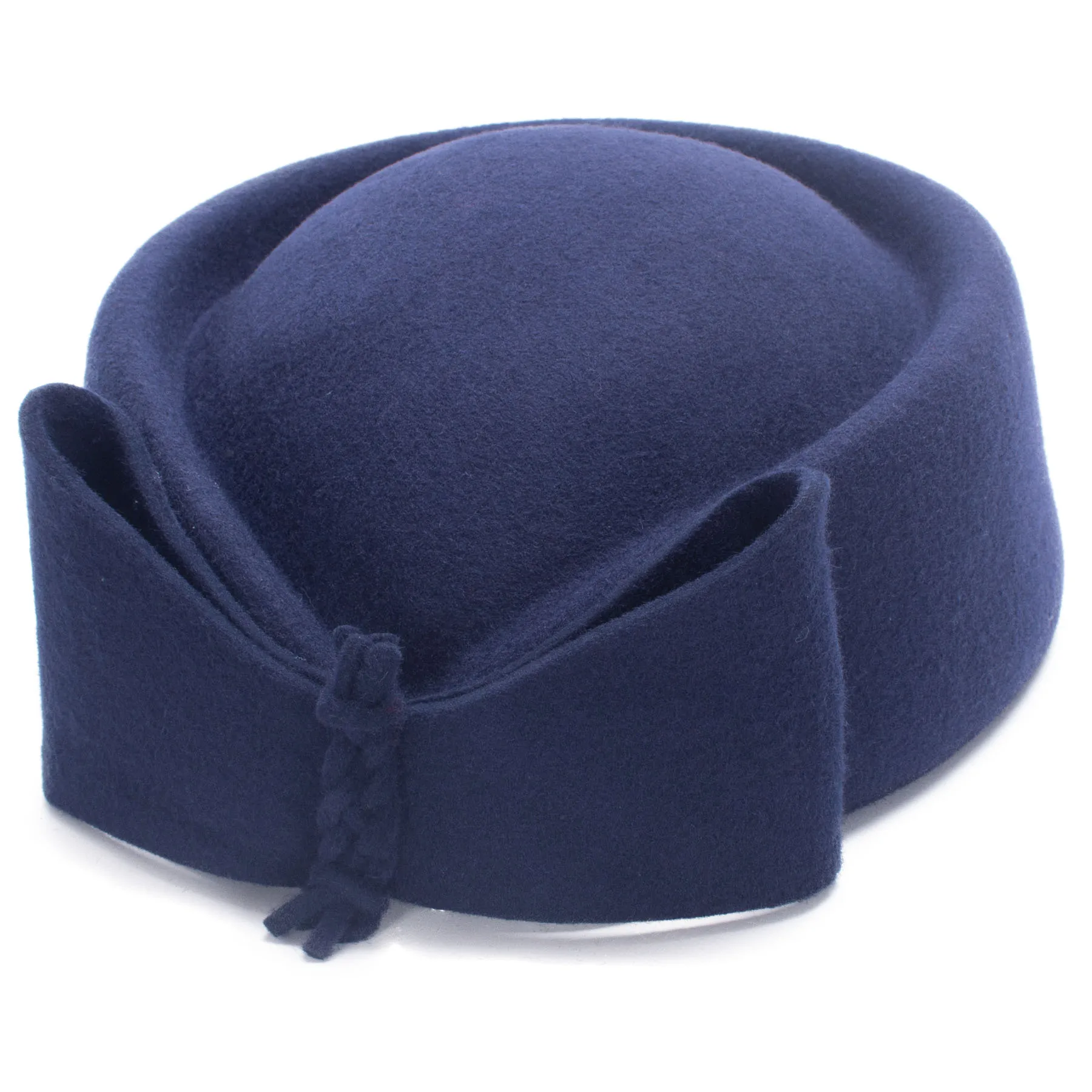Lawliet Teardrop Fascinator Women Vintage Look Pillbox Hat Top Fancy Wool Felt Hat Cocktail Racing Party Wedding Church A253