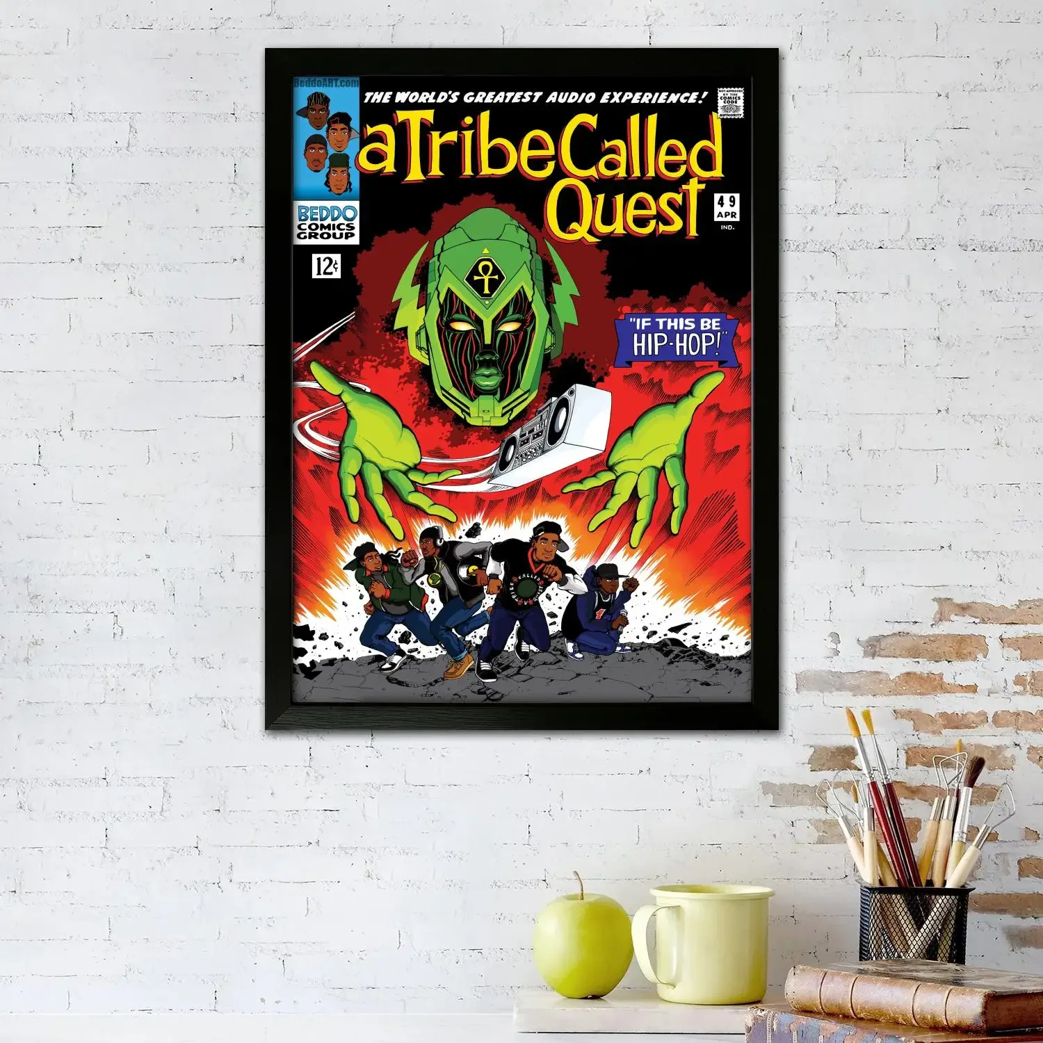 a tribe called quest Canvas Art Poster and Wall Art, Picture Print, Modern Family Bedroom Decor, Posters,Decorative painting