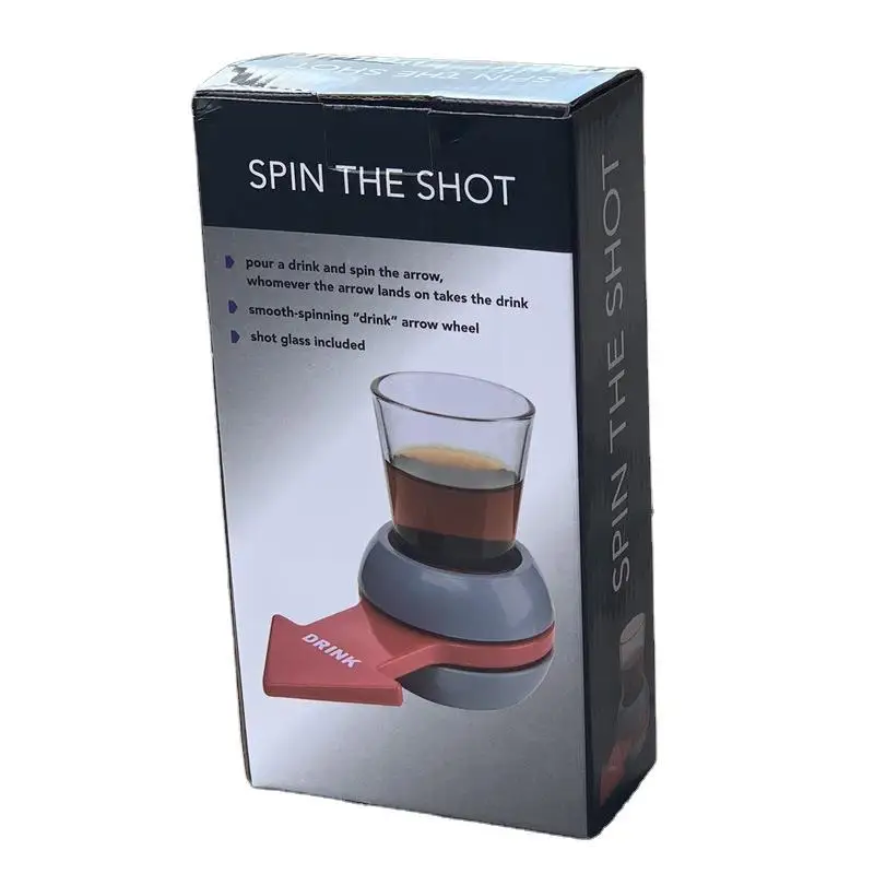 Creative Bar Spin the Shot Game Party Penalty Drinkware Turntable Arrow Entertainment Pointer Bar Tools