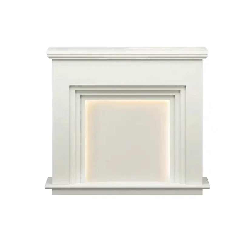 Francês de alta qualidade com lâmpada arte simples lareira parede lateral armário decorativo armário de ar decorativo simples à venda