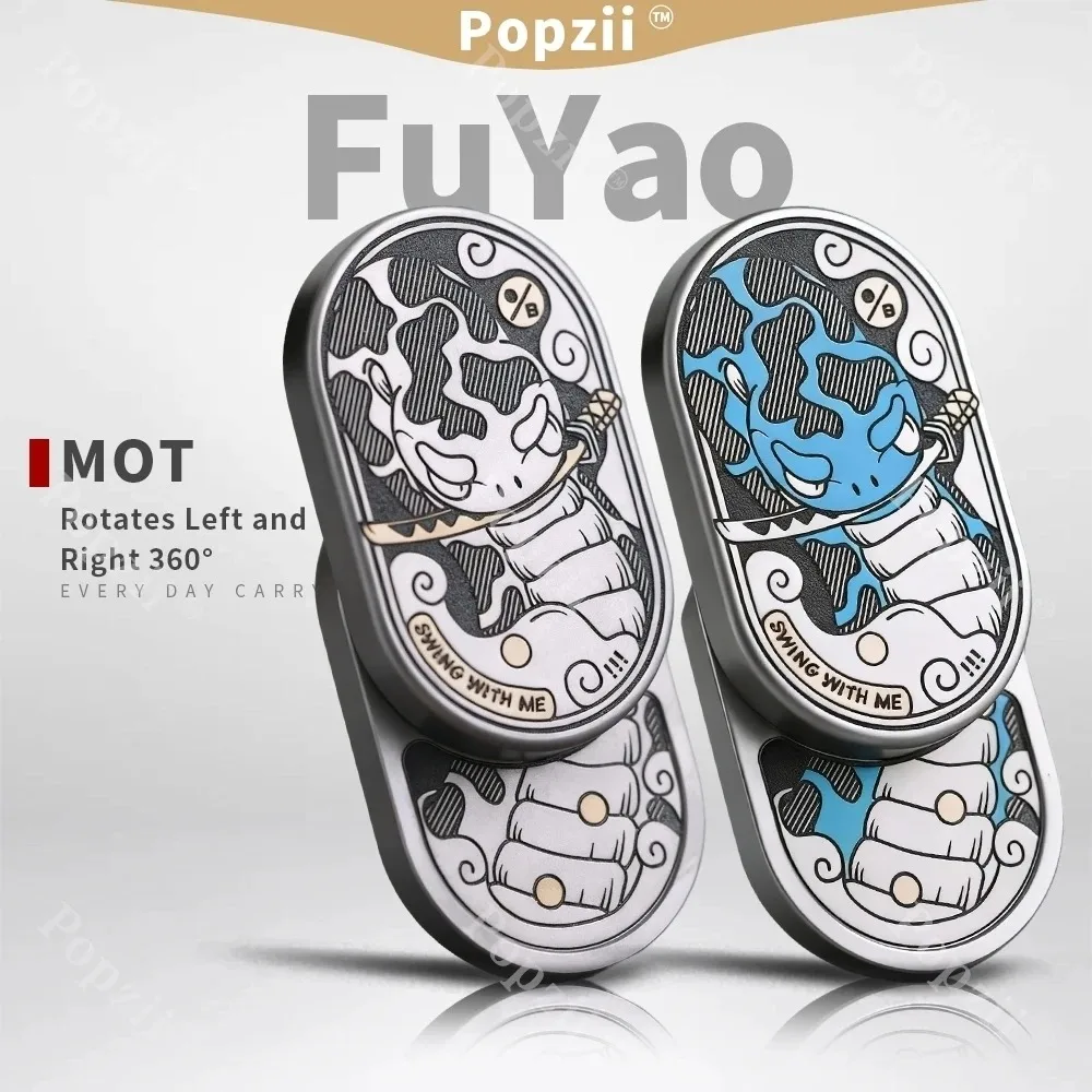 

MOT EDC FuYao из титанового сплава, вращается на 360° влево и вправо ° Механическая многоорбитальная игрушка-слайдер для снятия стресса