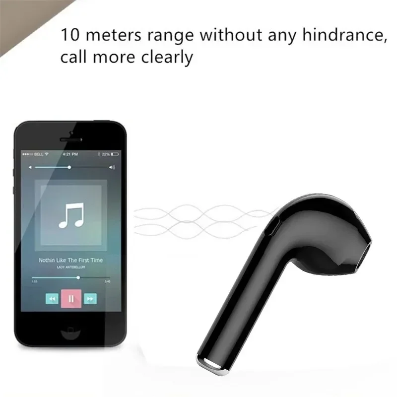 1Pc I7 Wireless Bluetooth 4.2 Earphone With Microphone In ear Earphone For Universal All Mobile Phones Bluetooth Headset Earbud