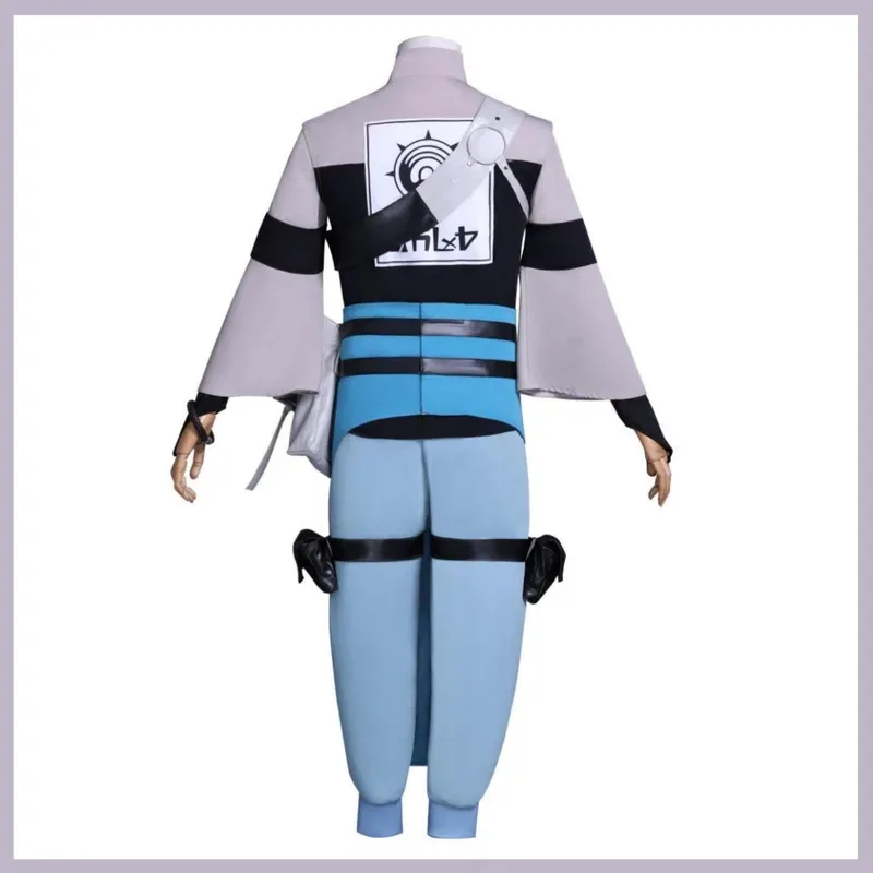 أنيمي لعبة Zanka Gachiakuta تأثيري حلي معطف رمادي السراويل زي قتال موحد حقيبة شعر مستعار الكبار رجل كرنفال عيد الميلاد الدعاوى ؛ 3'v ، 6.h ؛ 8'