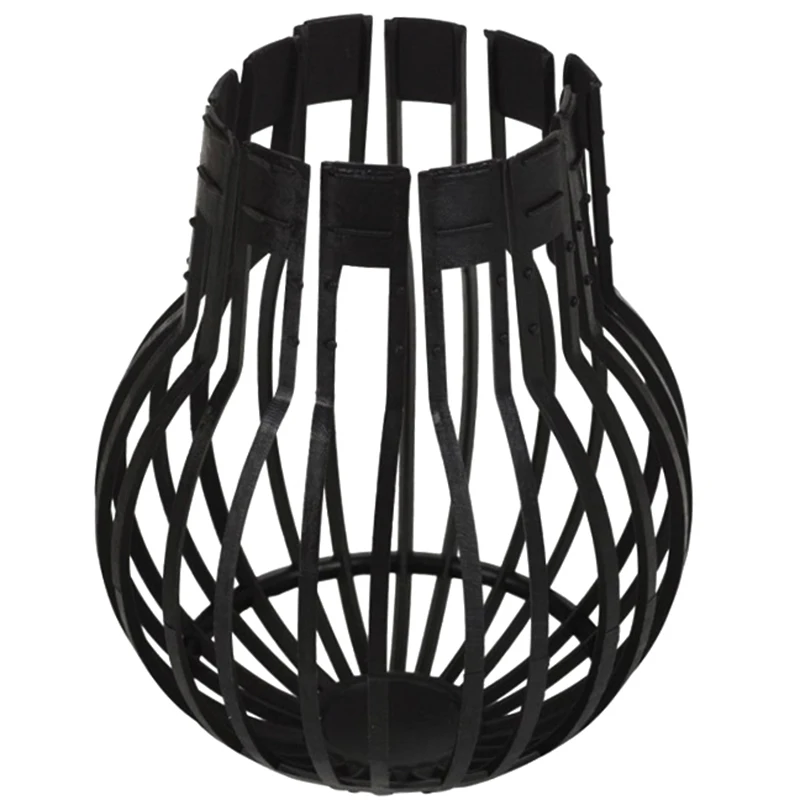 ที่กรองท่อระบายน้ำท่อระบายน้ำสีดำสำหรับใช้กลางแจ้งป้องกันรางน้ำติดตั้งง่าย