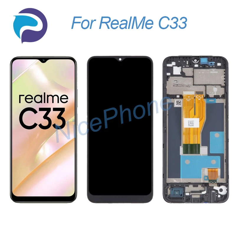 for RealMe C33 LCD Screen + Touch Digitizer Display 1600*720 RMX3624 C33 LCD Screen display