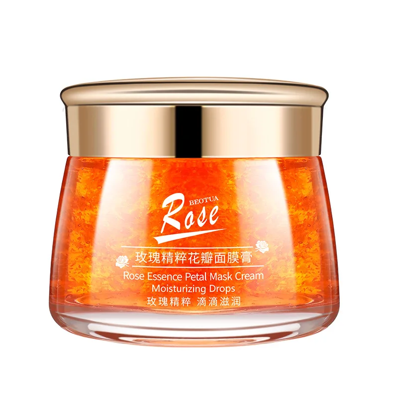 

Rose Petal Sleeping Mask Cream Essence Moisturizing Night Cream Anti-aging Whitening No Wash Face Mask Skin Care Beauty Health