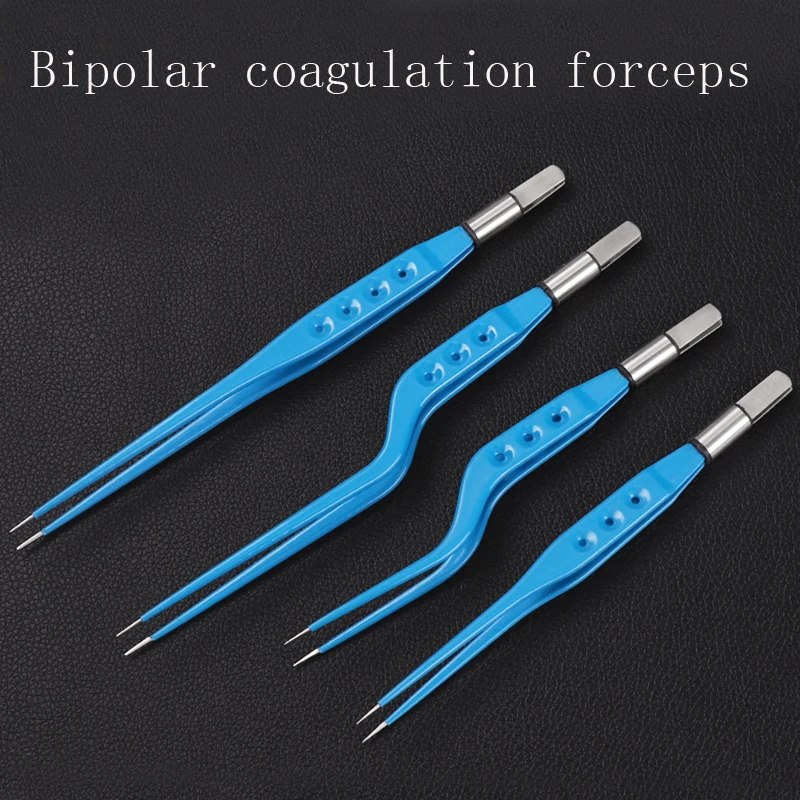 

Bipolar coagulation tweezers European standard ophthalmic film plug-in electrode tweezers coagulation line high temperature and