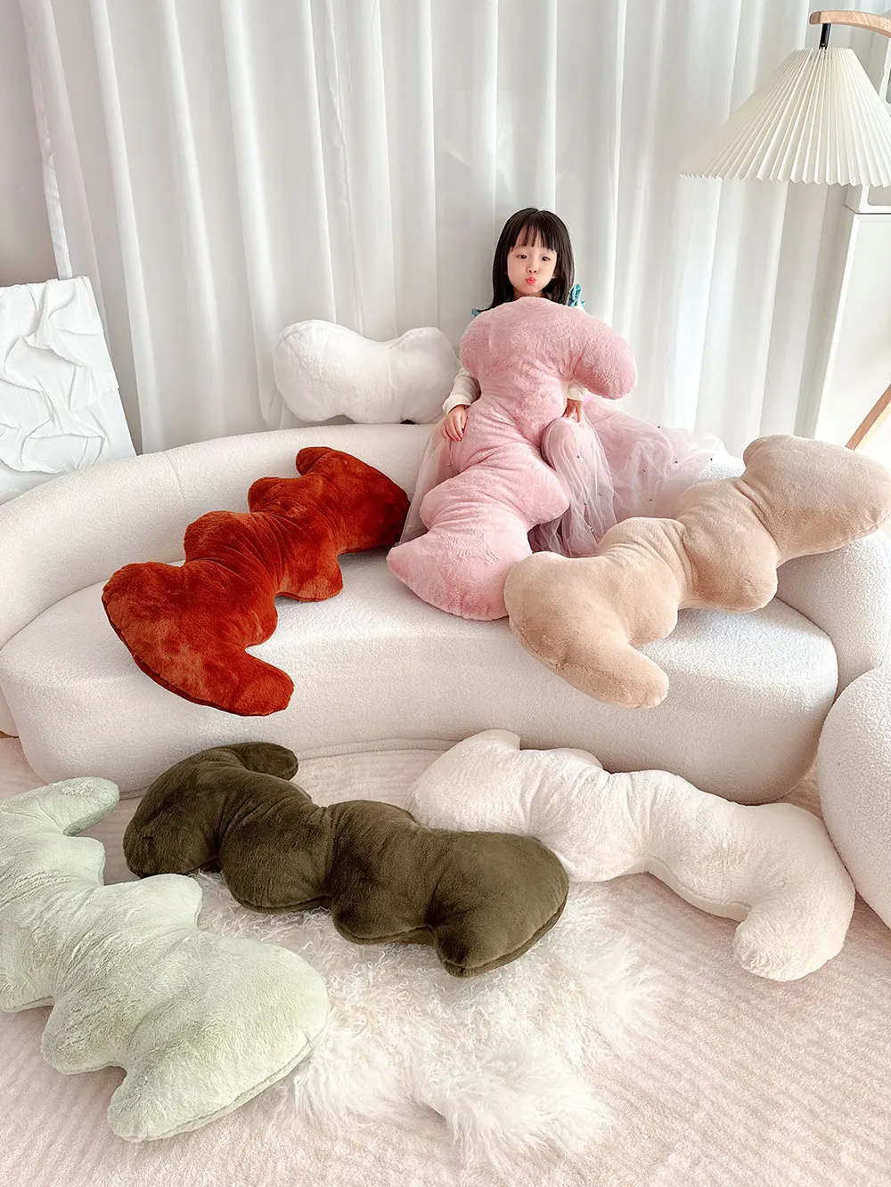 

Модная длинная подушка-валик для декора гостиной, для сна на боку, для ног, декоративная подушка для матраса, подушка для беременных