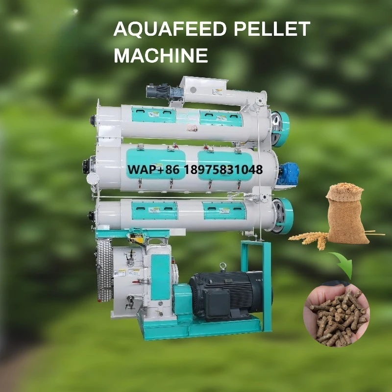 Automatic Animal Feed Pellet Machine 20 Ton/H Capacity Customizable Pellet Size High CE ISO TUV Certified Poultry