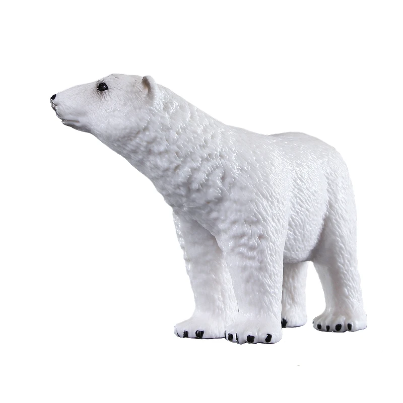 Arctic Polar Bear Action Figure Toy - Realistic Wildlife Animales Collection, Artic Animal Model for Kids & Collectors
