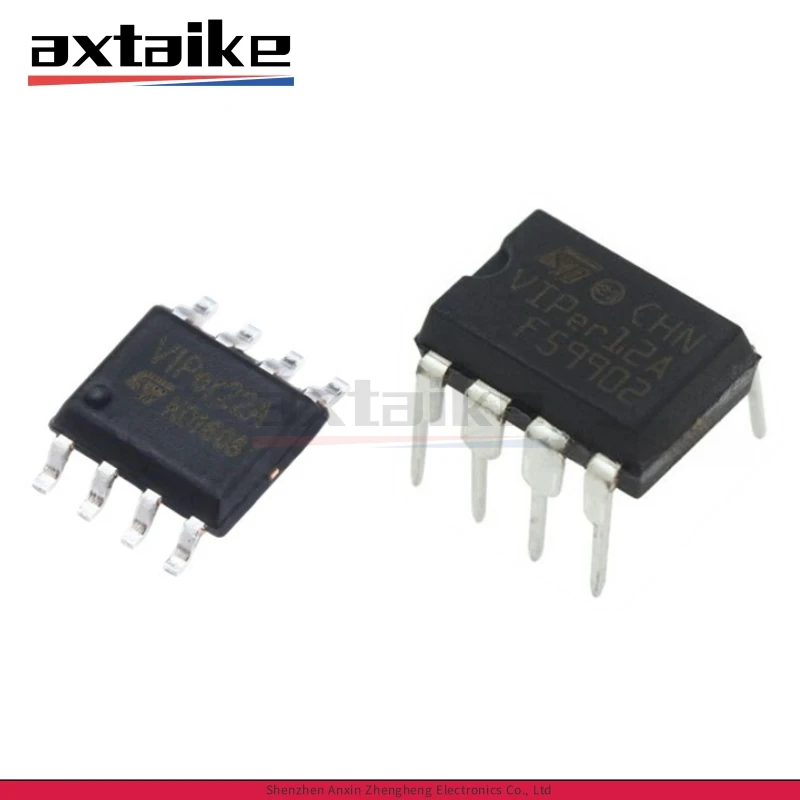 

10PCS VIPer12A VIPer22A DIP-8 SOP-8 VIPER12ASTR-E VIPER22AS SMD Low Power Offline Switched-mode Power Supply Primary Switcher IC