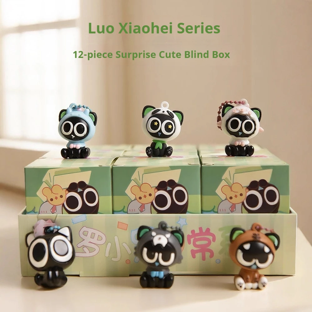 

Новые продукты Luo Xiaohei Hand Do Meng Son Маленькая черная глухая коробка Книга войны Периферийные устройства Маленькие частицы Куклы Украшения Ручной подарок