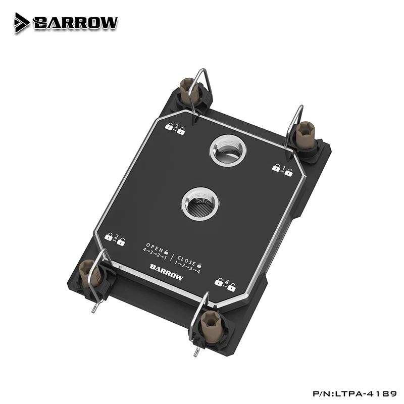 BARROW Water Block For Intel LGA4189 Server Processor Use CPU Water Cooler,G1/4