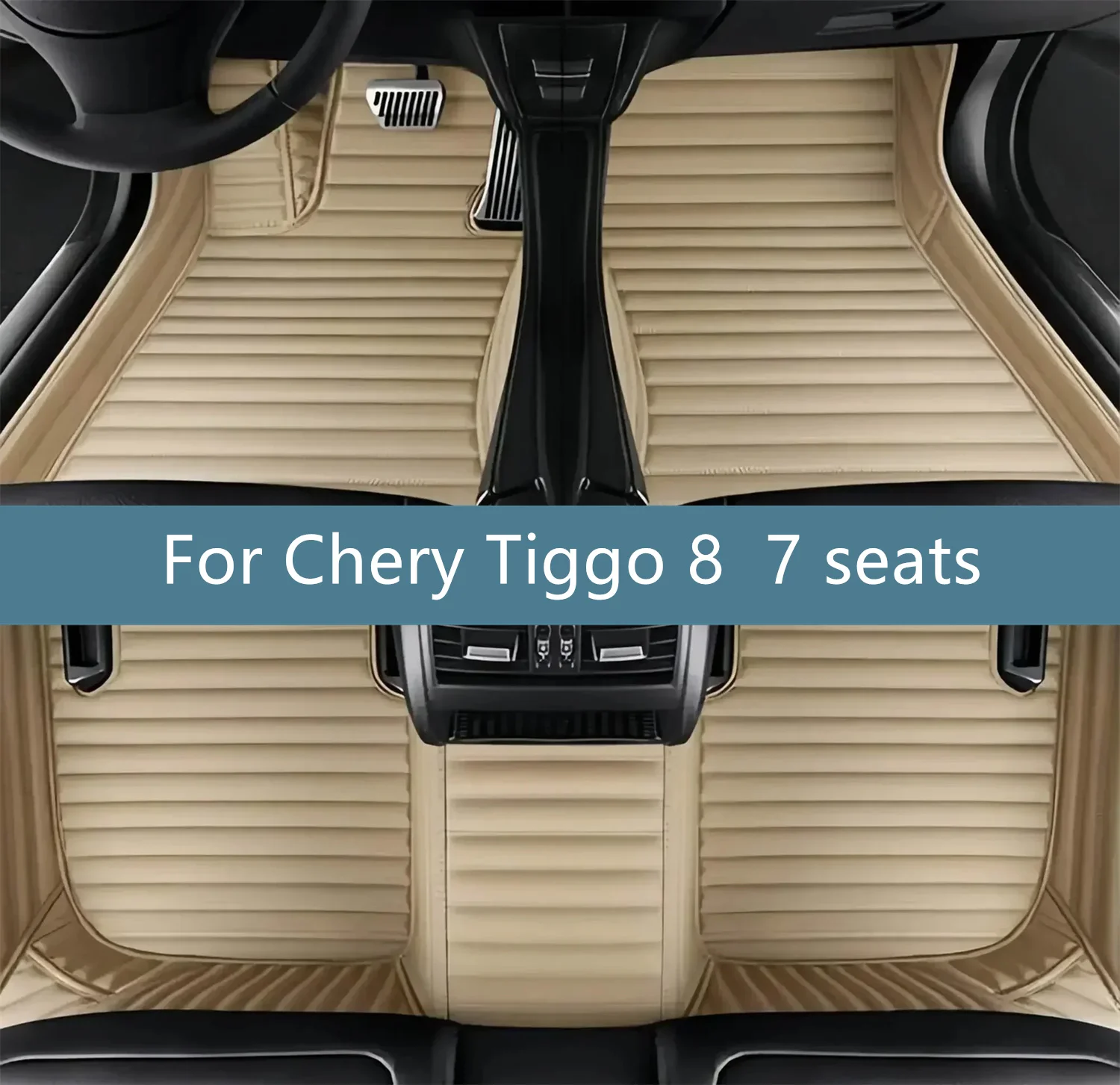 

Полный комплект автомобильных ковриков для Chery Tiggo 8 7 мест 2018 2019 2020 2021 2022 Коврики для автомобилей Всепогодные аксессуары для интерьера