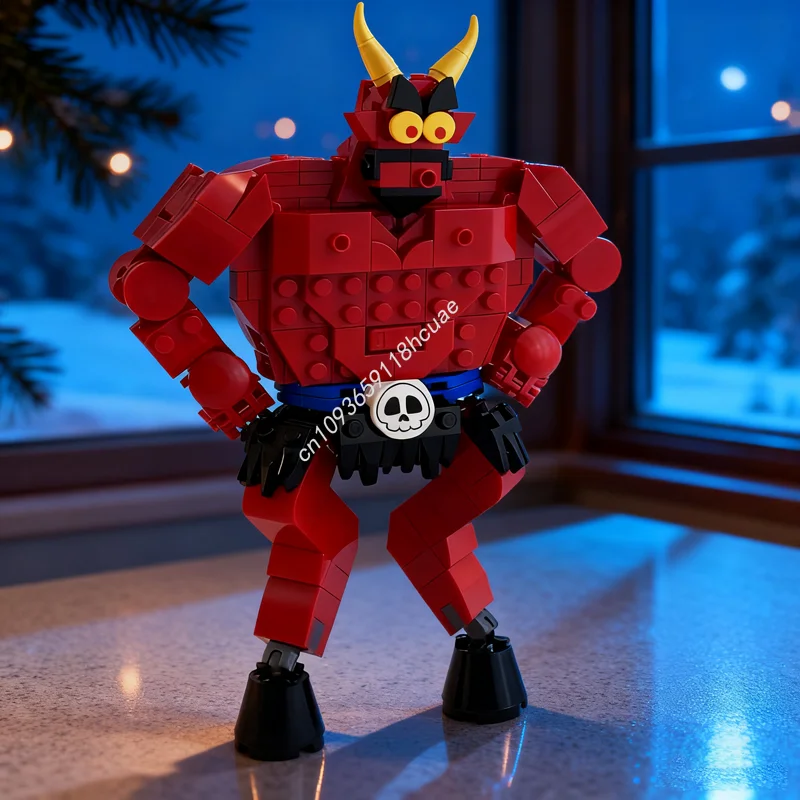 

306pcs MOC South Park Satan Model Building Blocks Architecture Christmas Gifts Assemble Toys Creative Idea Education Brick Kids