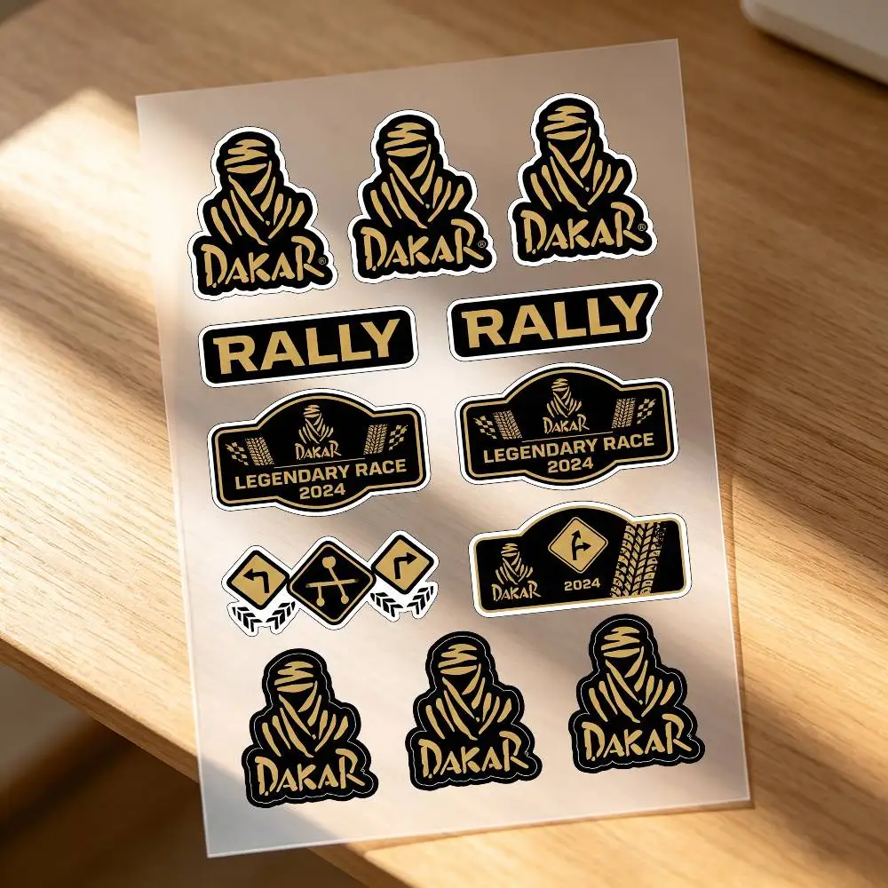 D-Dakar Rally Motorcycle Stickers For Motorcycle Bodies And Helmet Reflective Stickers view 6