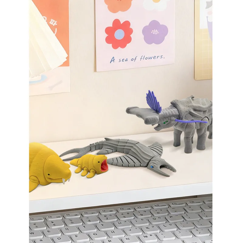 Subnautica Sea Monster Model Articulated Joints Trevor Henderson Giant Beast Figure Collectible Desktop Ornament for Fans Gift