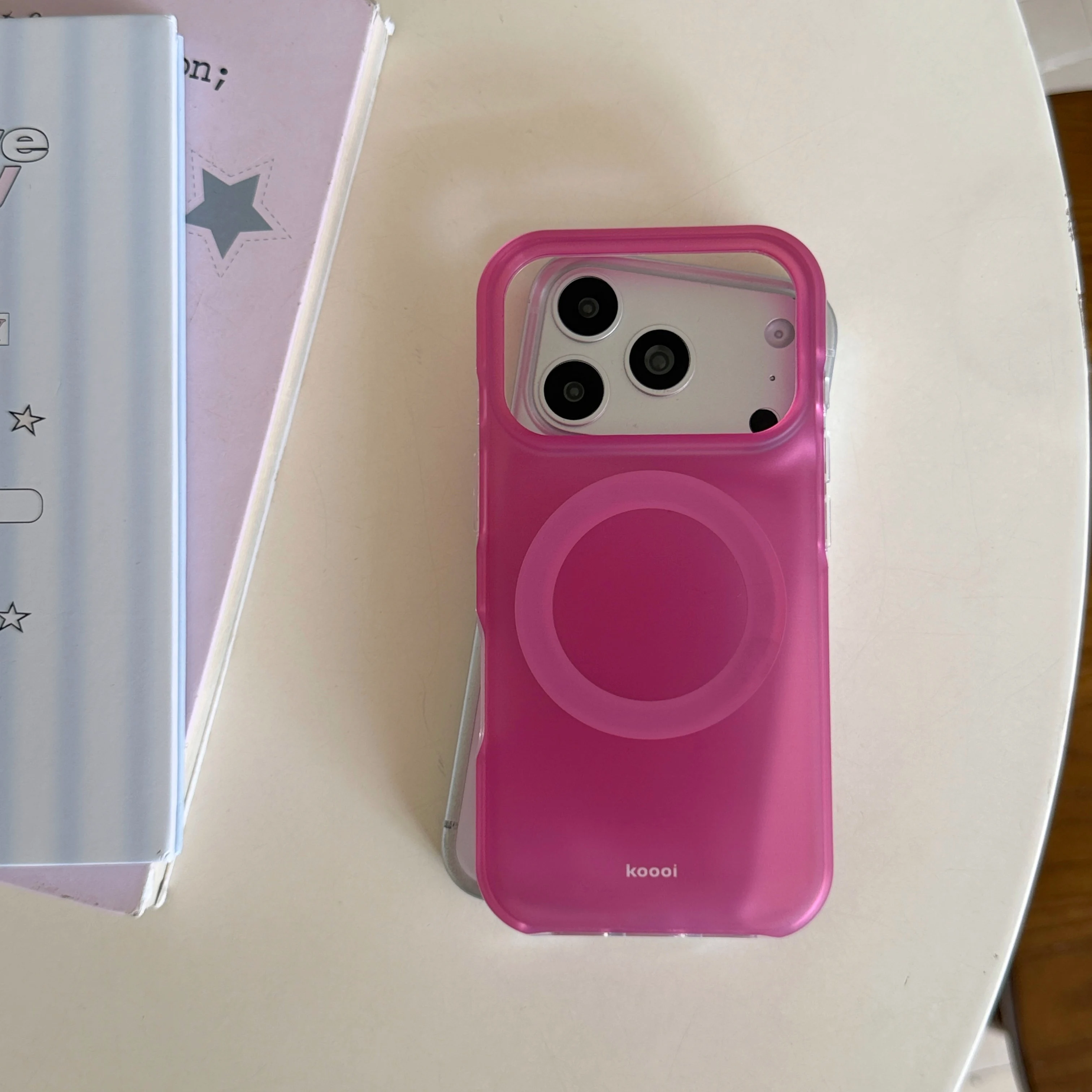 Dopamin Einfarbige Neunfarbige Transparente Matte Schutzhülle für iPhone 17 16 15 Pro Max mit Magnetfunktion – Detail 6