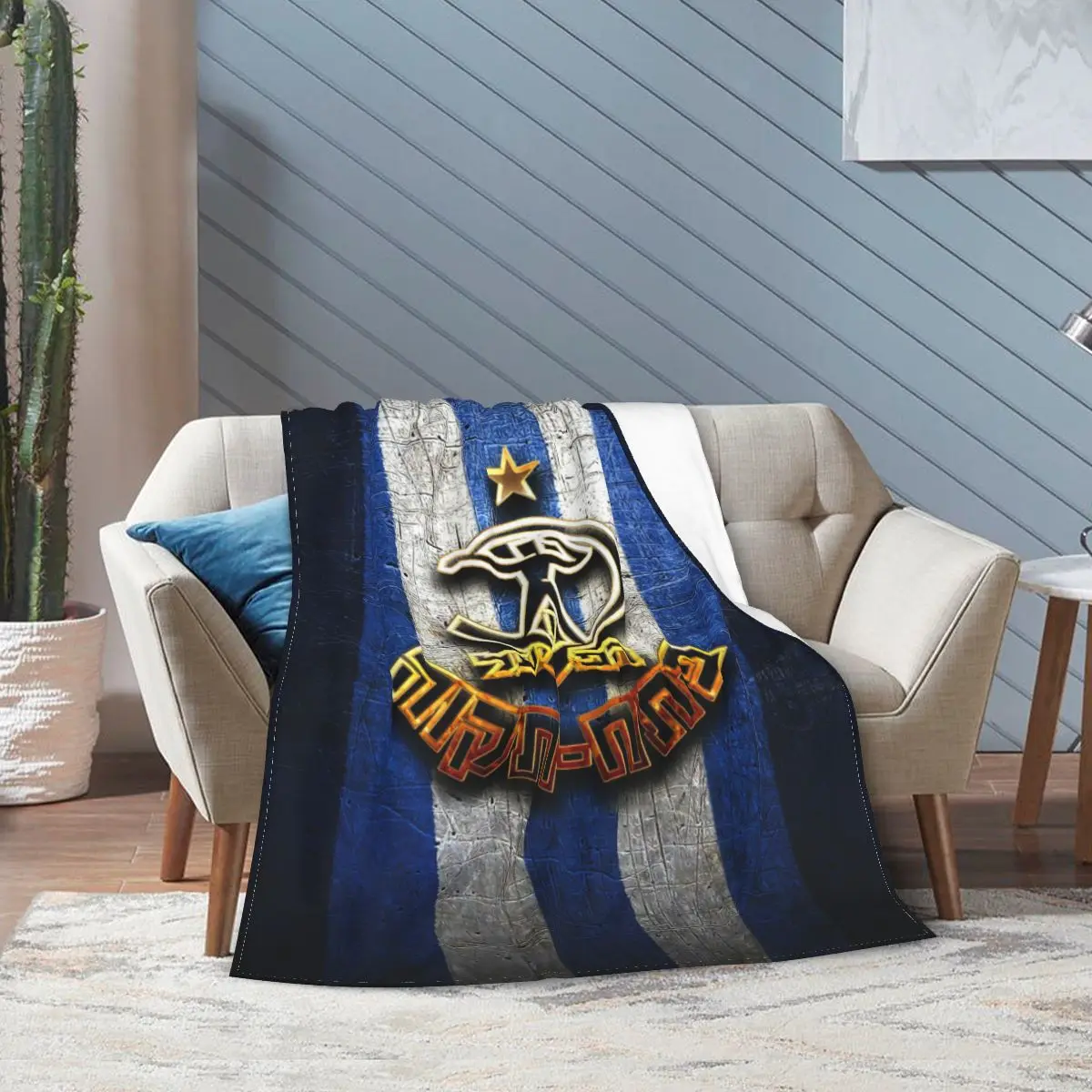 Hapoel Petah Tikva Fc Fleece Blanket Ultra Soft Flannel Blanket Digital Printed All Season Premium Fluffy