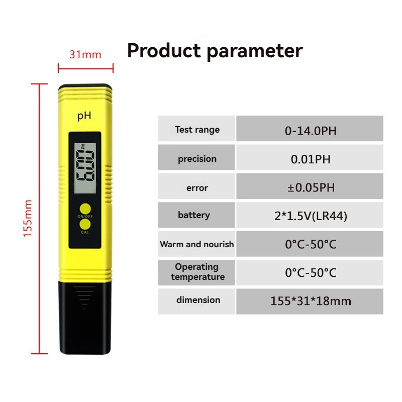 0-9990 ppm Miernik cyfrowy 0,01 PH Precyzyjny tester wody w pióro Miernik TDS i PH 0-14 PH LCD Tester PPM Filtr akwariowy