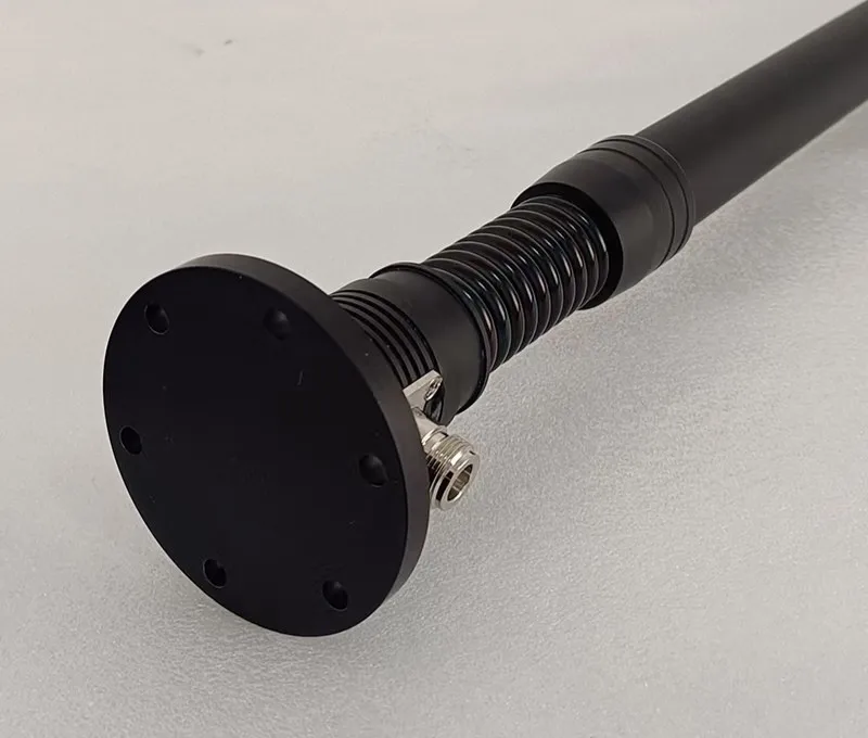 1.4G100W high-power flange fixed vehicle antenna, unmanned J spring shock absorption and waterproof