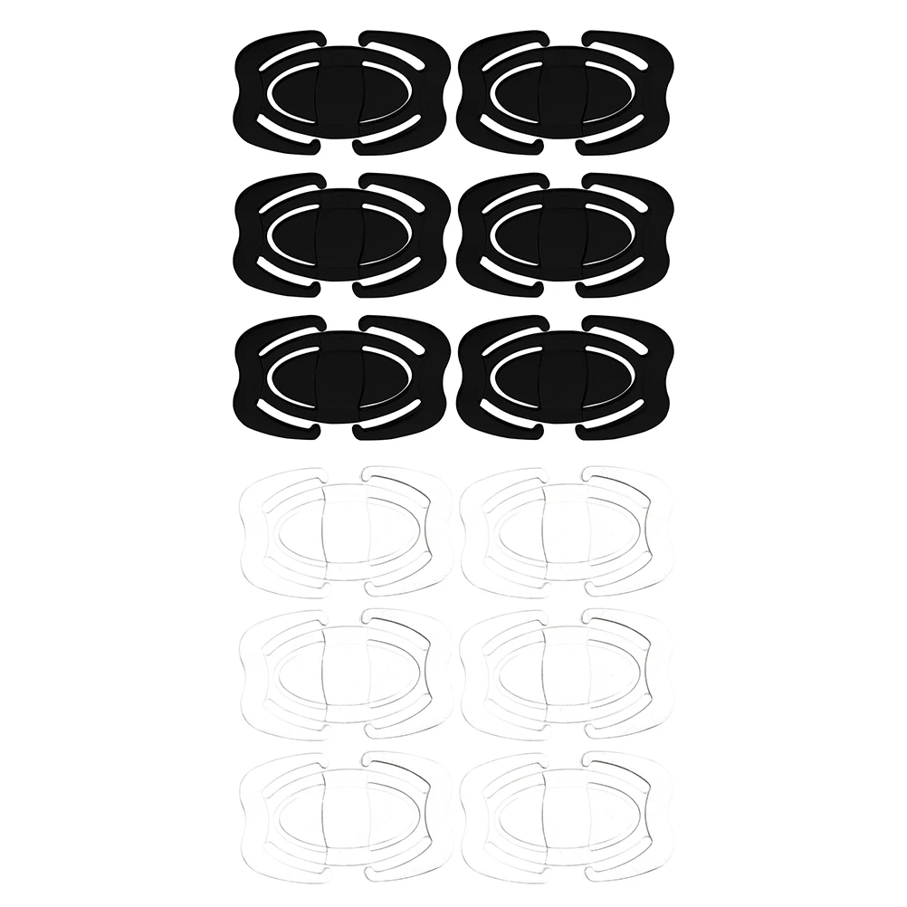 

12pcs Anti-Slip Invisible Hooks For Women Secure Fit Holders Replacement Conceal Clips Back Clip Retainers Transparent Holders