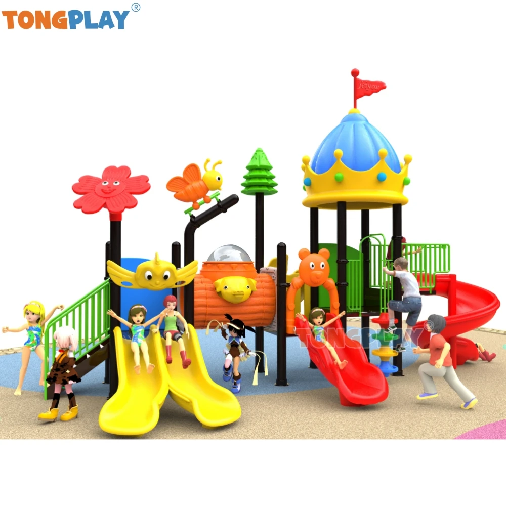 

Kids park games Funny kids Amusement park outdoor plastic slides playground