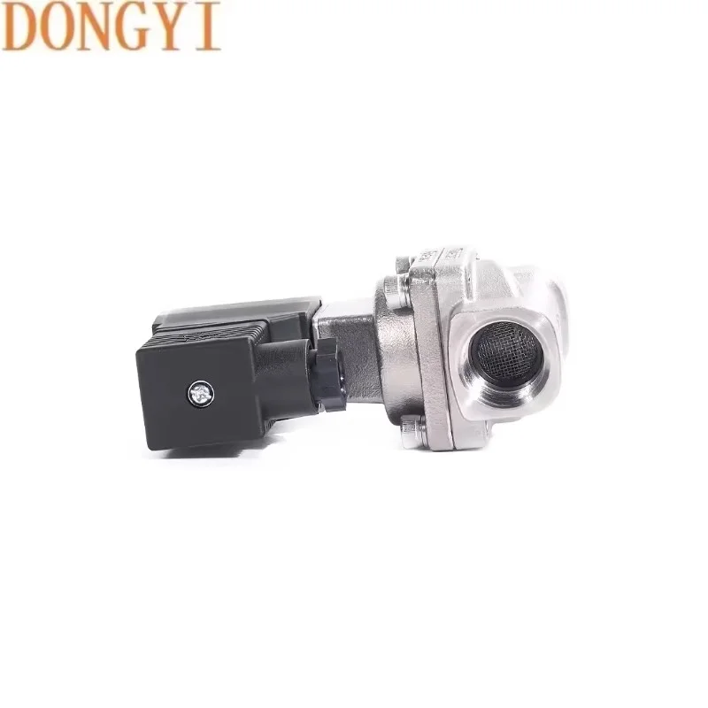 High quality Stainless steel normally closed 2S solenoid valve 2S250-25 AC220V/2S250-25 DC24V/2S350-35 AC220V/2S350-35 DC24V