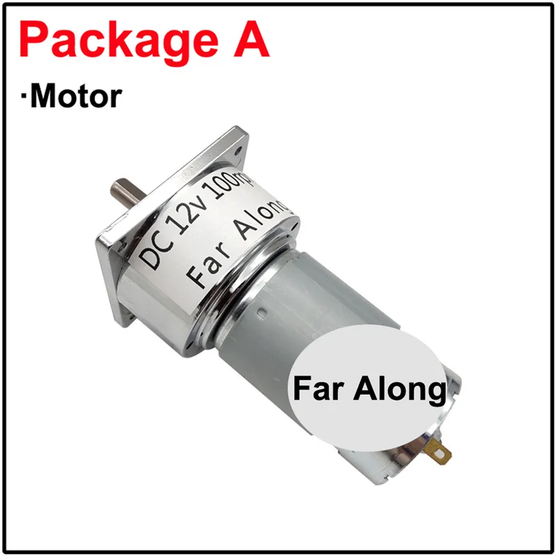 Powerful Micro Permanent Magnet High Torque 24V DC Gear Motor 12 Volt Slow Low Speed 5-500RPM Adjustable Speed Reversed