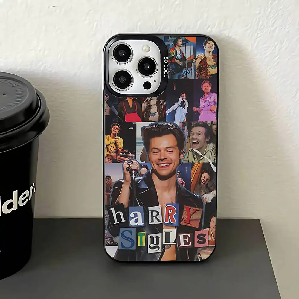 HaRRy Styles-S Music  Phone Case For iPhone 17,16,15,14,13,12,11,Pro,Max,Plus,E,Air,Mini Black Tpu Cover