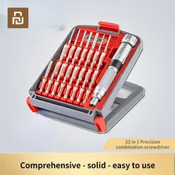 New Mijia Nanch Precision Screwdriver Set 23 Pcs with 22 Bits,S2 Steel Laptop Repair Tools Kit for IPhone Computer Electronics