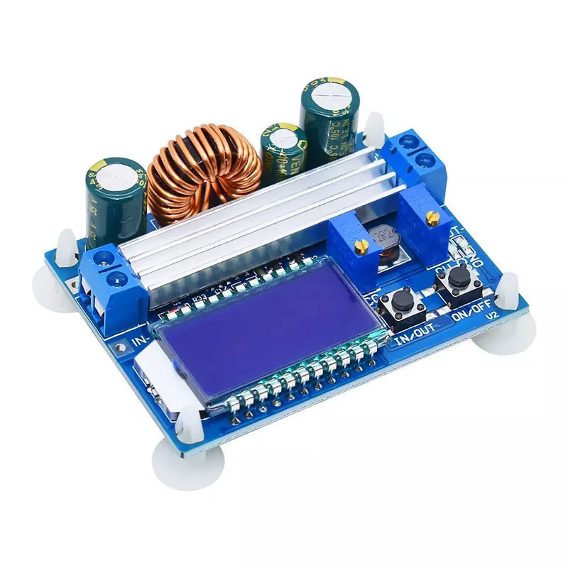 

1/2/5/10/20Pcs LCD Display Automatic Buck-Boost Module 4A Adjustable CC/CV Lithium Battery Charging Voltage And Power Display