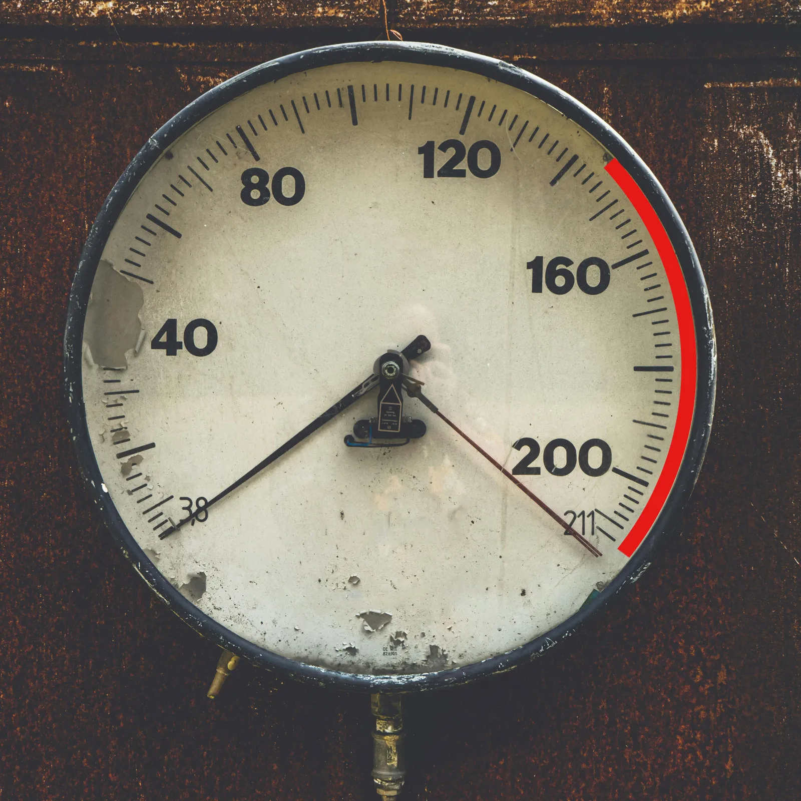 10pcs Pressure Gauge Labels Sticker Durable Adhesive Decals For Easy Identification Low Light Visibility Pressure Gauge