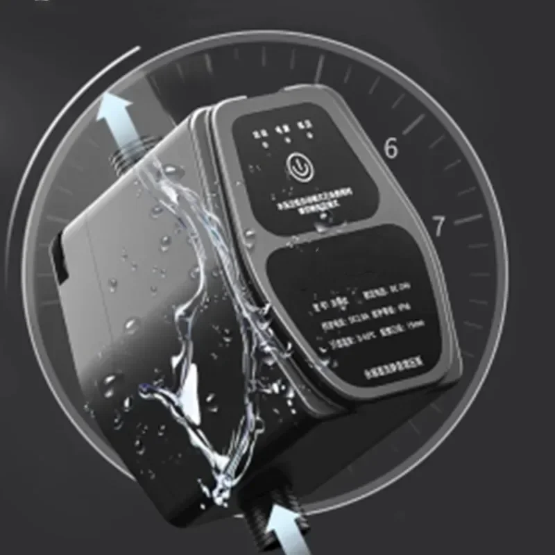 مضخة معززة لسخان المياه منزلية أوتوماتيكية وهادئة صغيرة لمياه الصنبور مضخة دش تعمل بالطاقة الشمسية