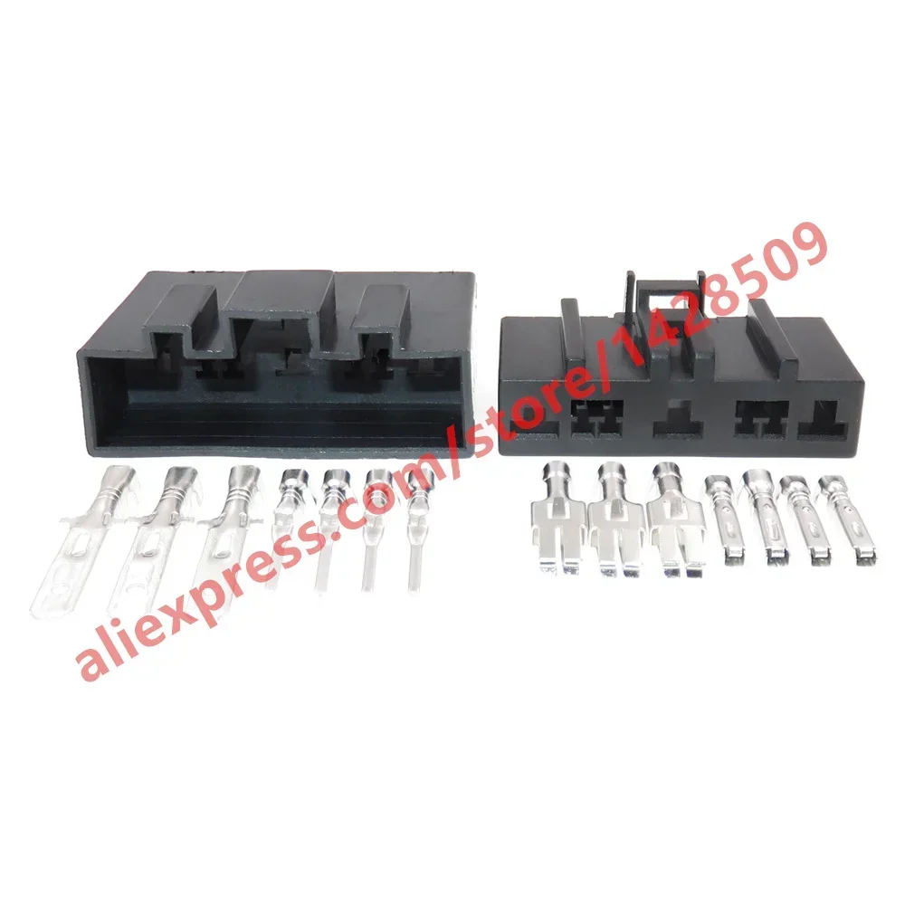 1 Set 7 Pin Male Female Unsealed Connector 1.5 4.8 Series Car Starts the Ignition Cable Harness Socket