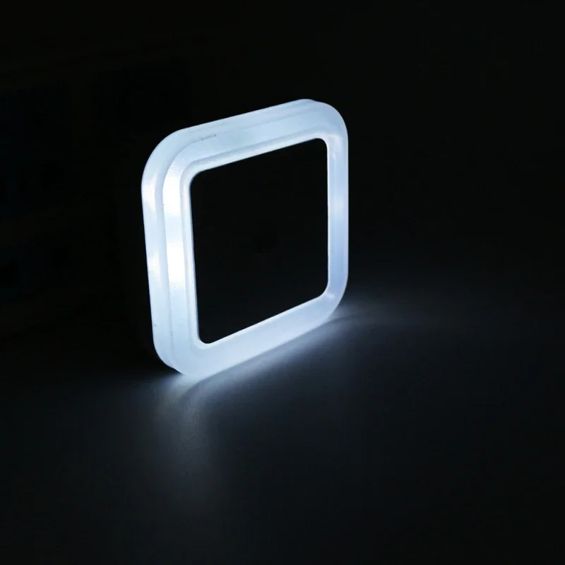 LED Night Light Wireless Light EU Plug Mini Square Night Lights For Baby Children Living Room Bedroom Corridor Lamp