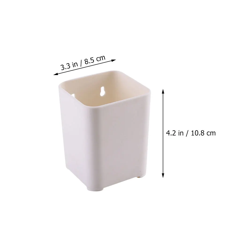 4 قطعة حامل القلم الرصاص مجموعة صناديق الحائط القلم التخزين المنظم لمكتب مكتب اللوازم المدرسية لاصق القرطاسية الحاويات #4