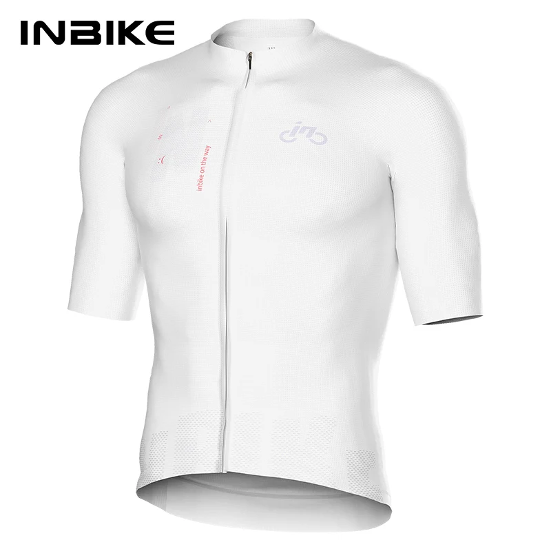 

INBIKE Cycling Jersey Summer Men's Short Sleeve New Road Bike Mountain Bike Breathable Wicking Top Bike Clothing