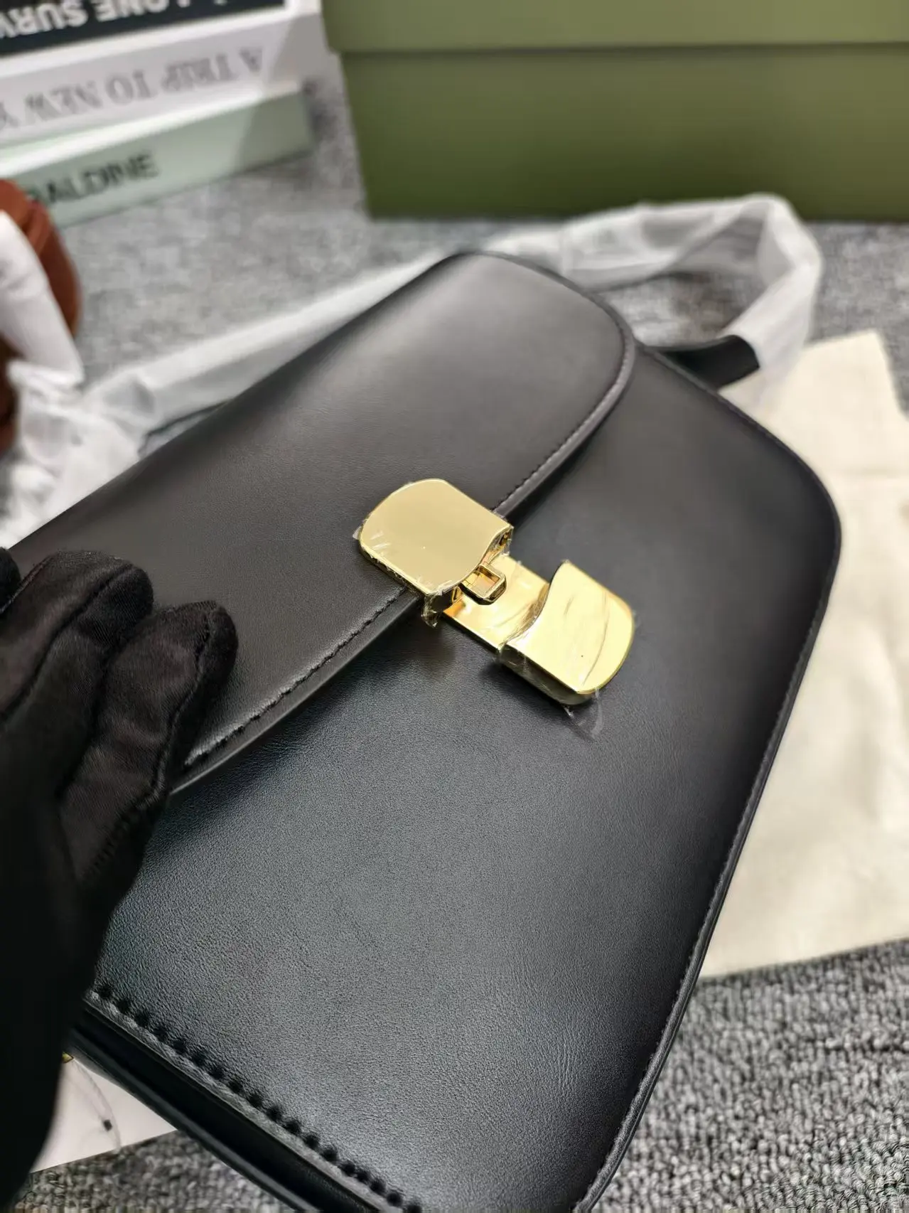 Ins الساخن الفرنسية باريس Y2K Sezana جلد طبيعي المرأة حقيبة كتف حقيبة يد رسول التوفو أنثى مصمم شعار حقائب عادية