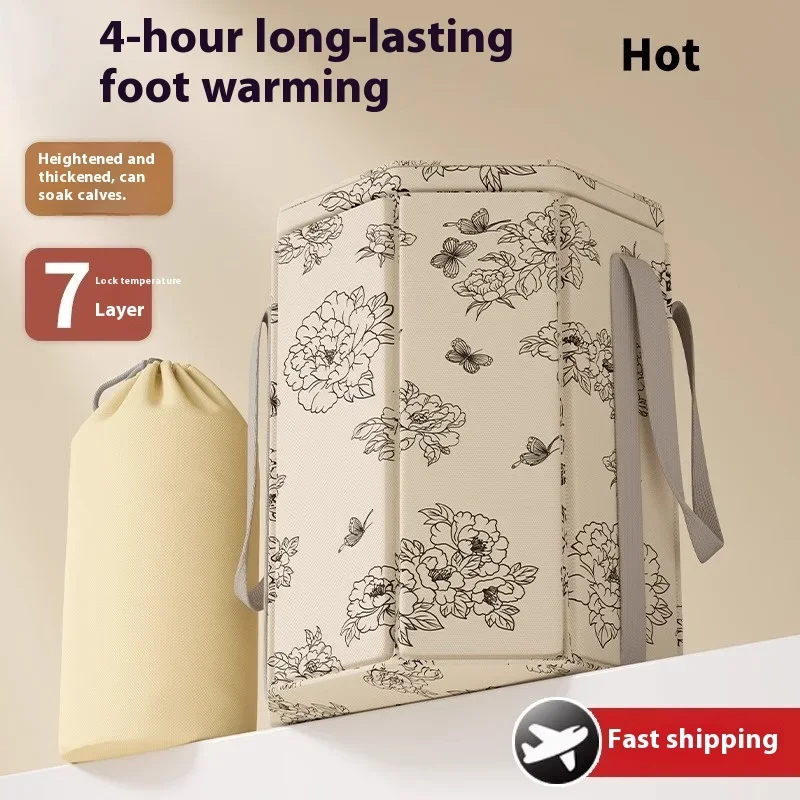 2025 Foot soaking tub Portable Foldable Over-Knee for Home Wellness Easy Move Simple Winter Calf folding foot soak bag foot wash