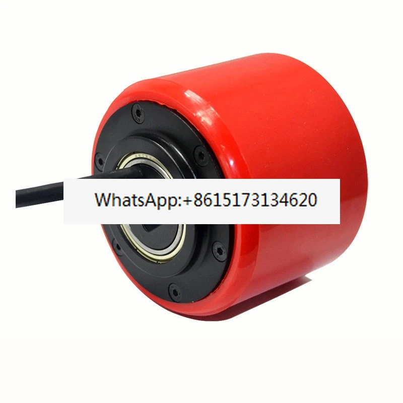 

5065 Hub Low Speed Motor, Scooter Brushless Motor with Hall Integrated Wheel 70 Brushless, with PU Wheel