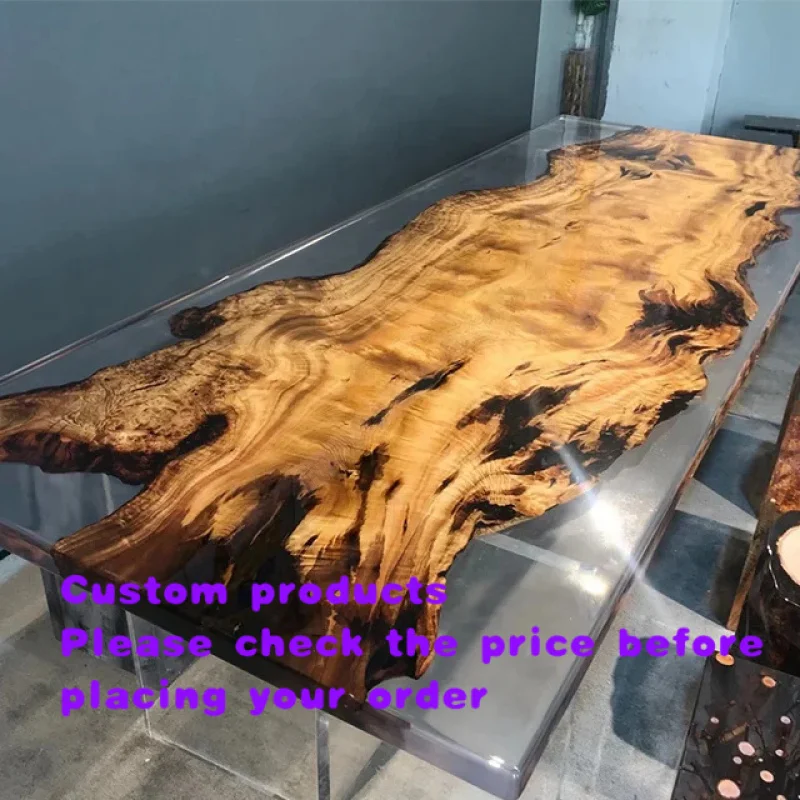 

custom.Resin Table Latest Hot Sale High Quality Coffee Dining Office Desks Top Wood River Epoxy Resin Table