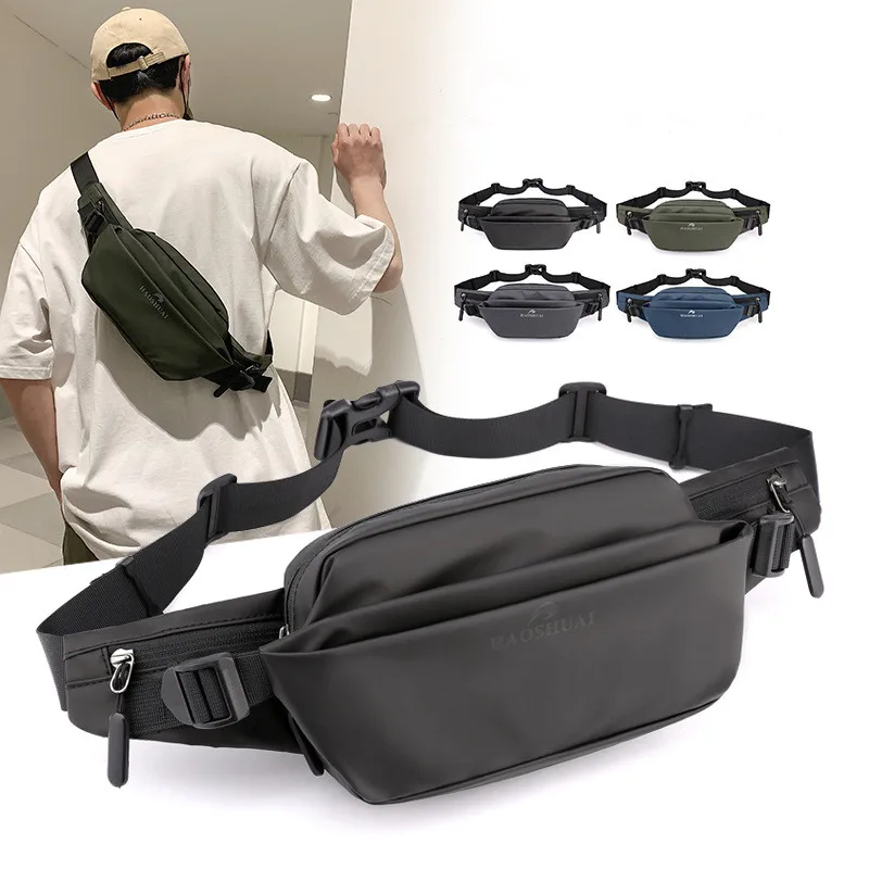 

New Men Waist Bag Casual Fanny Pack Purse Small Phone Belt Bag Pouch Outdoor Travel Phone Bag Hip Bags