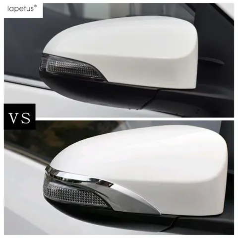 Rearview Side Door Turning Mirror Strip Decoration Cover Trim For Toyota C-HR CHR 2016 - 2021 ABS Chrome Accessories Exterior 10 best sales toyota chr styling - №3